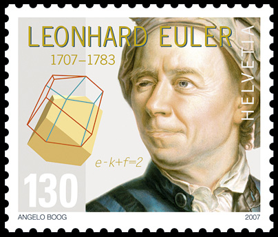 Stamp featuring Euler