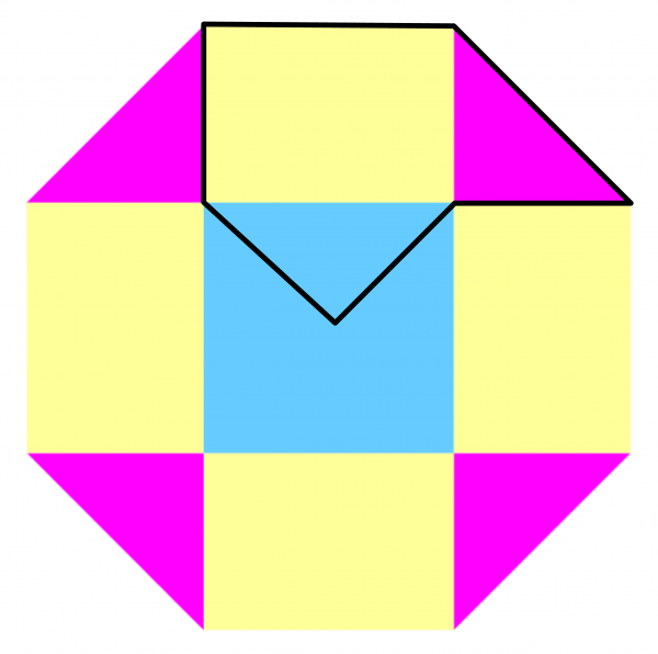 octagon split into hexagons