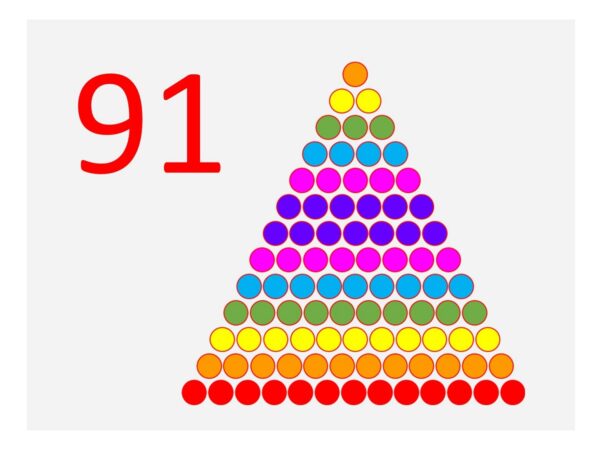 91 triangular number
