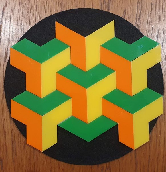 bat hexiamond tesselation